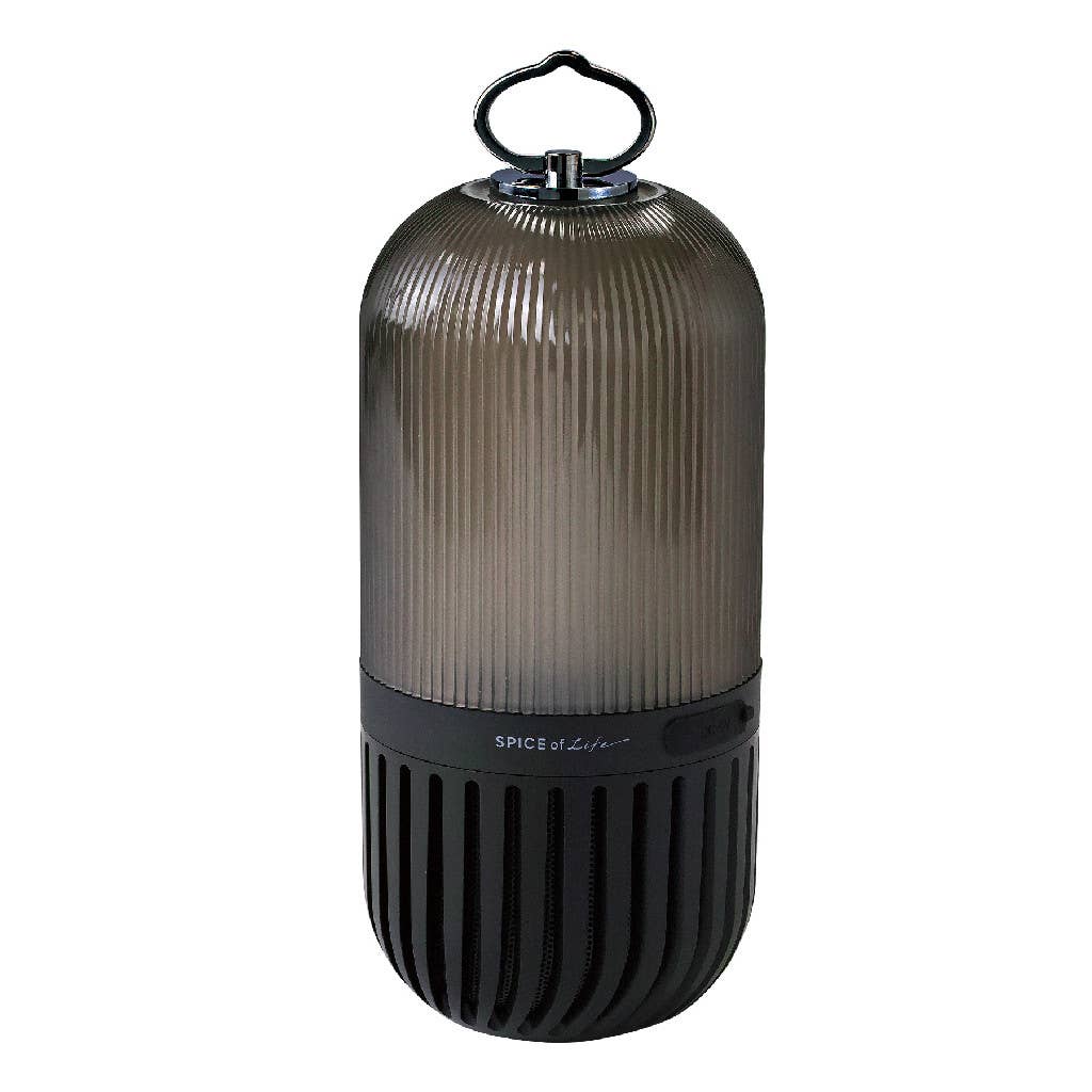 Bonfire Lantern with Bluetooth Speaker - Black