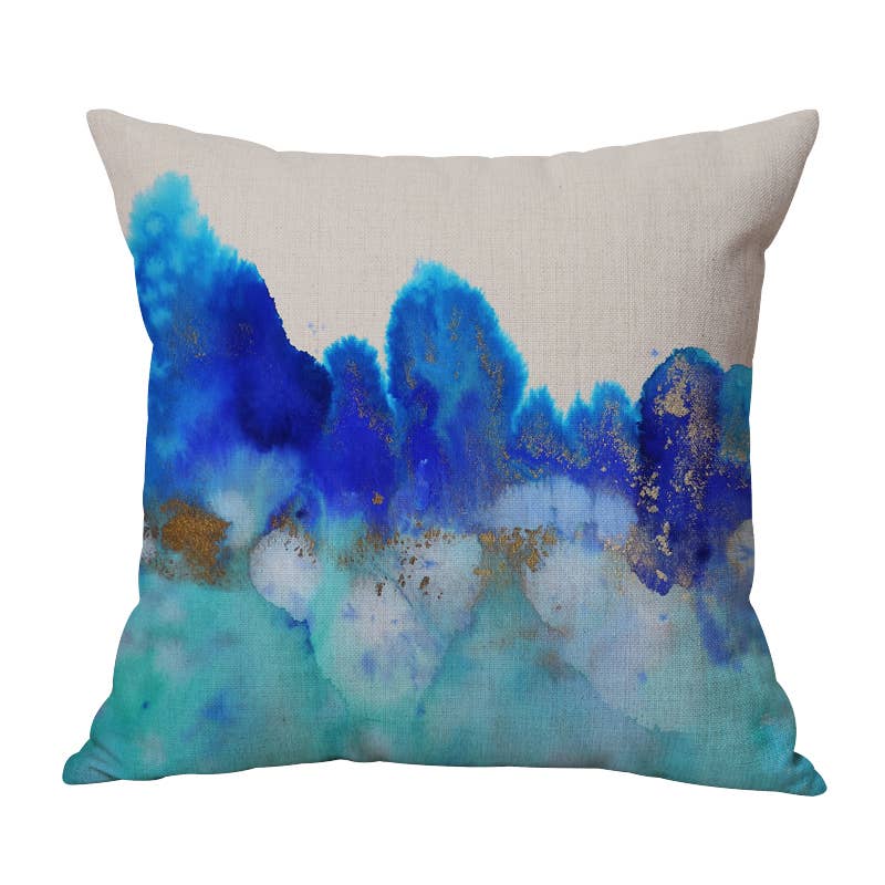 Blue Fantasy Decorative/Throw Pillows, Indoor/Outdoor