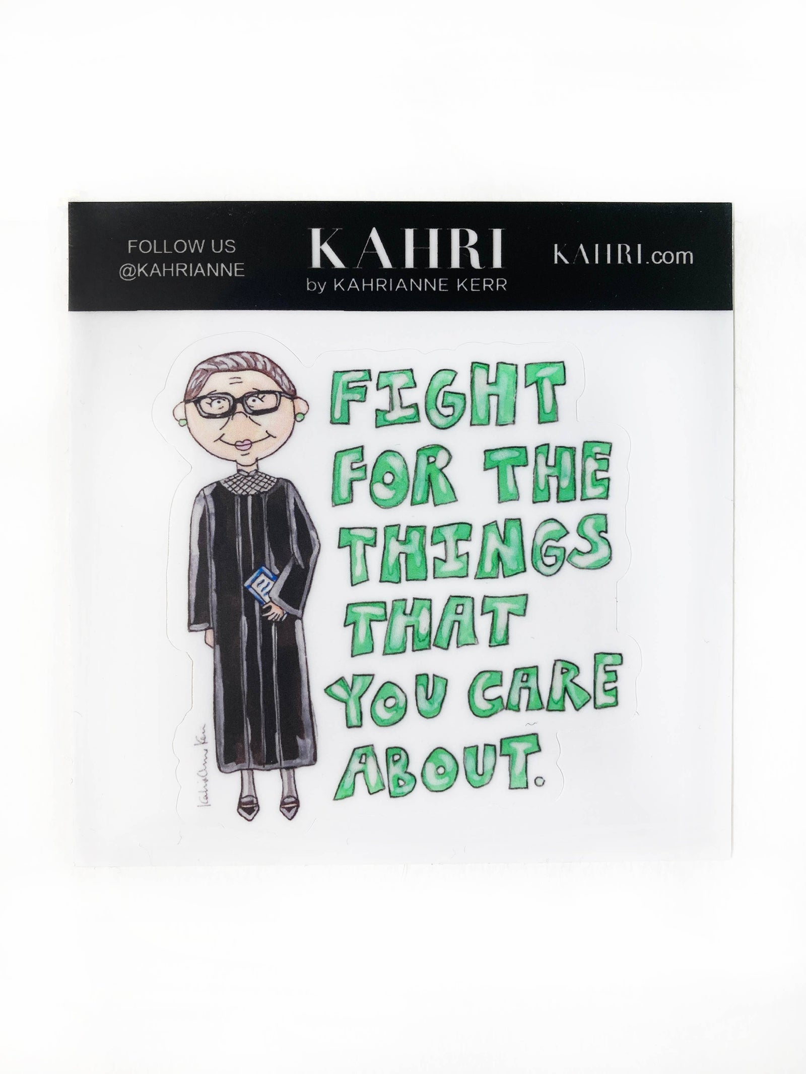 Little Ruth Quote Viinyl Sticker