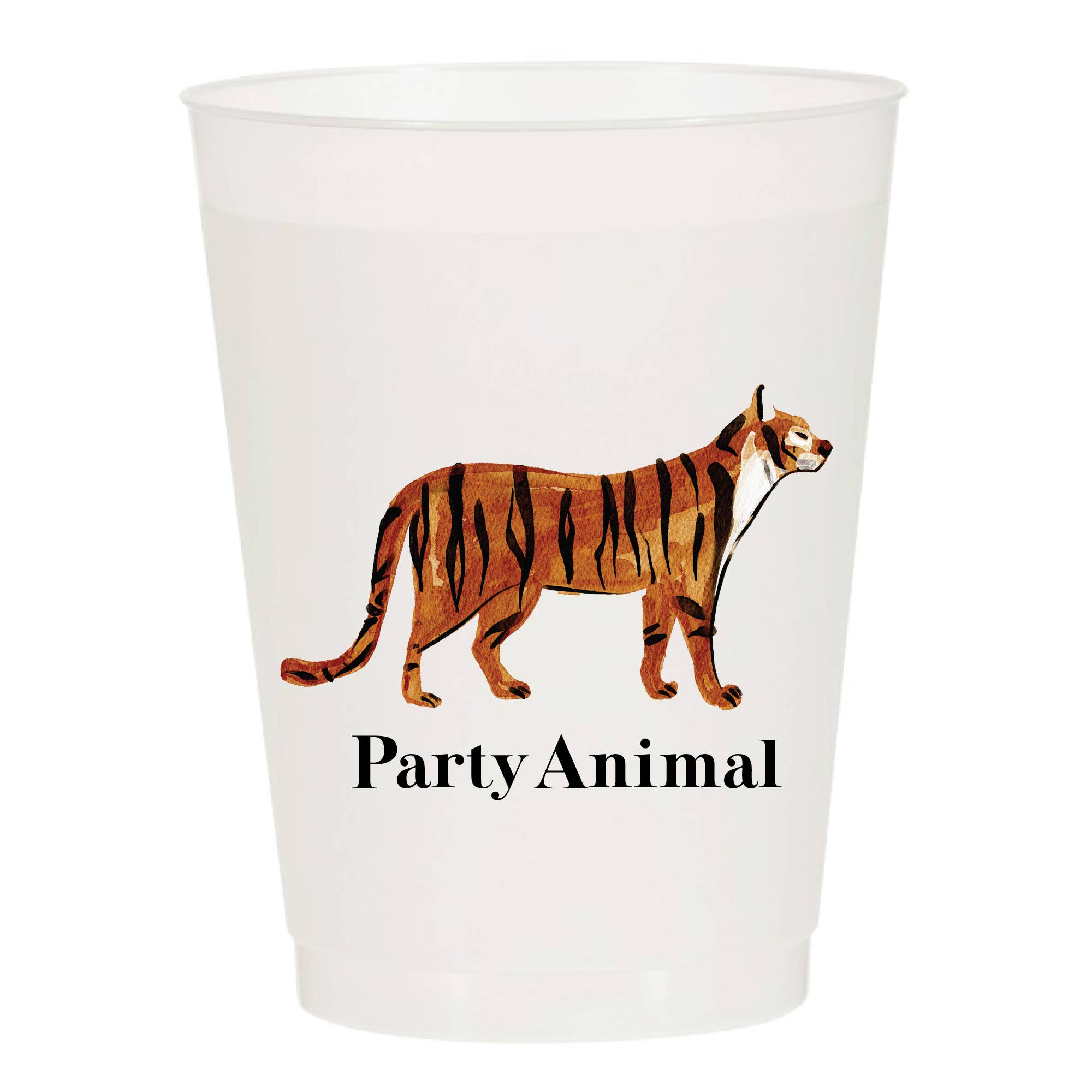 Party Animal Frosted Cups: Pack of 6