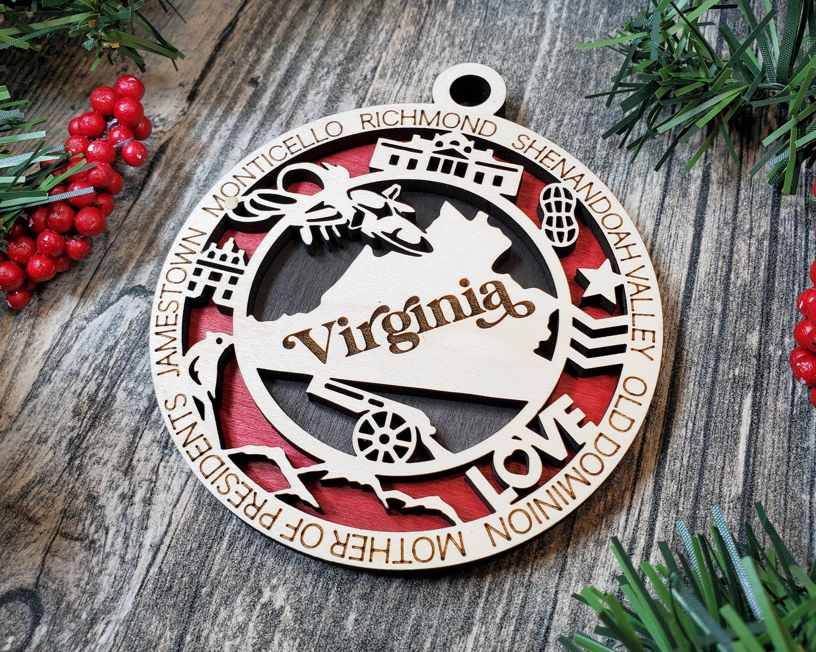 State Christmas Ornaments