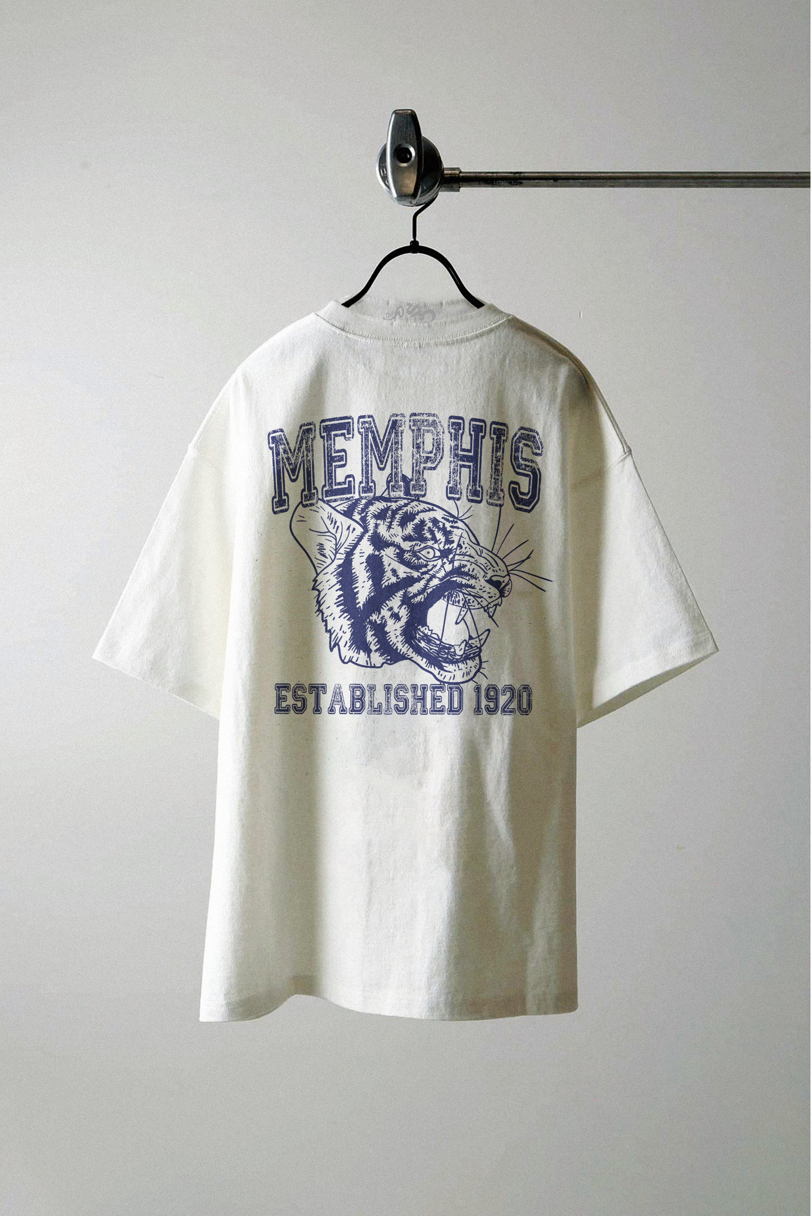Oversized Memphis University College Graphic Tee