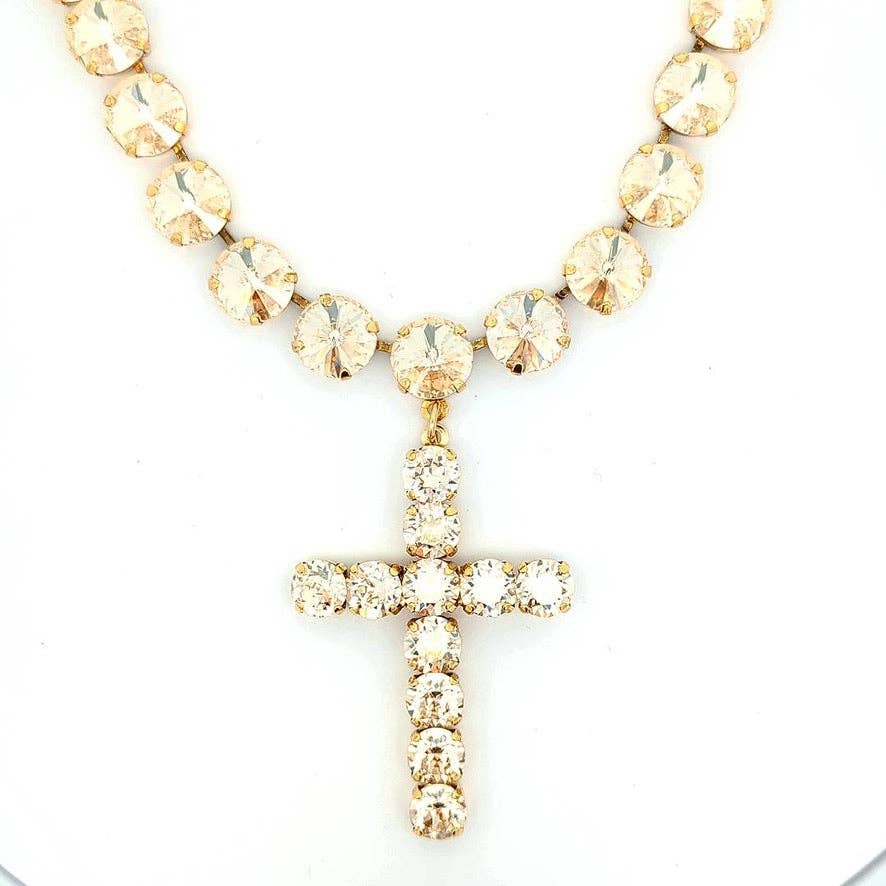 Donatella Necklace in Champagne