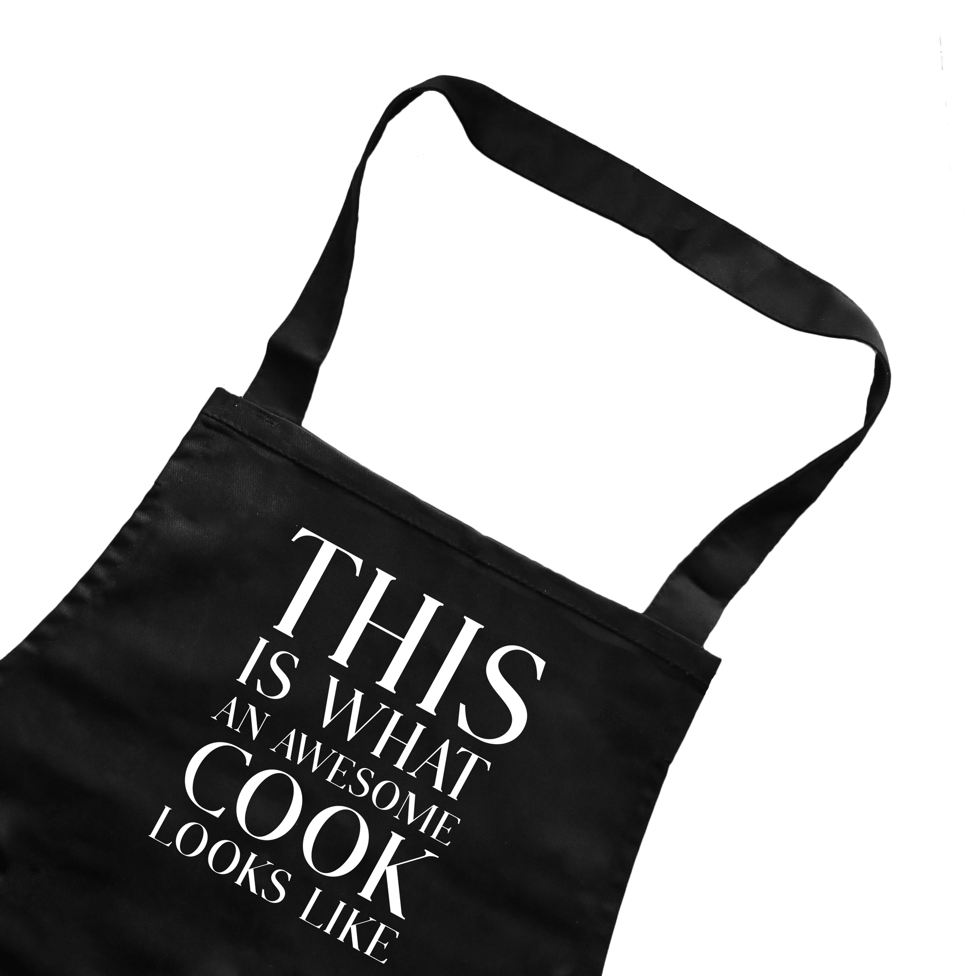 KITCHEN APRON BLACK | Awesome Cook
