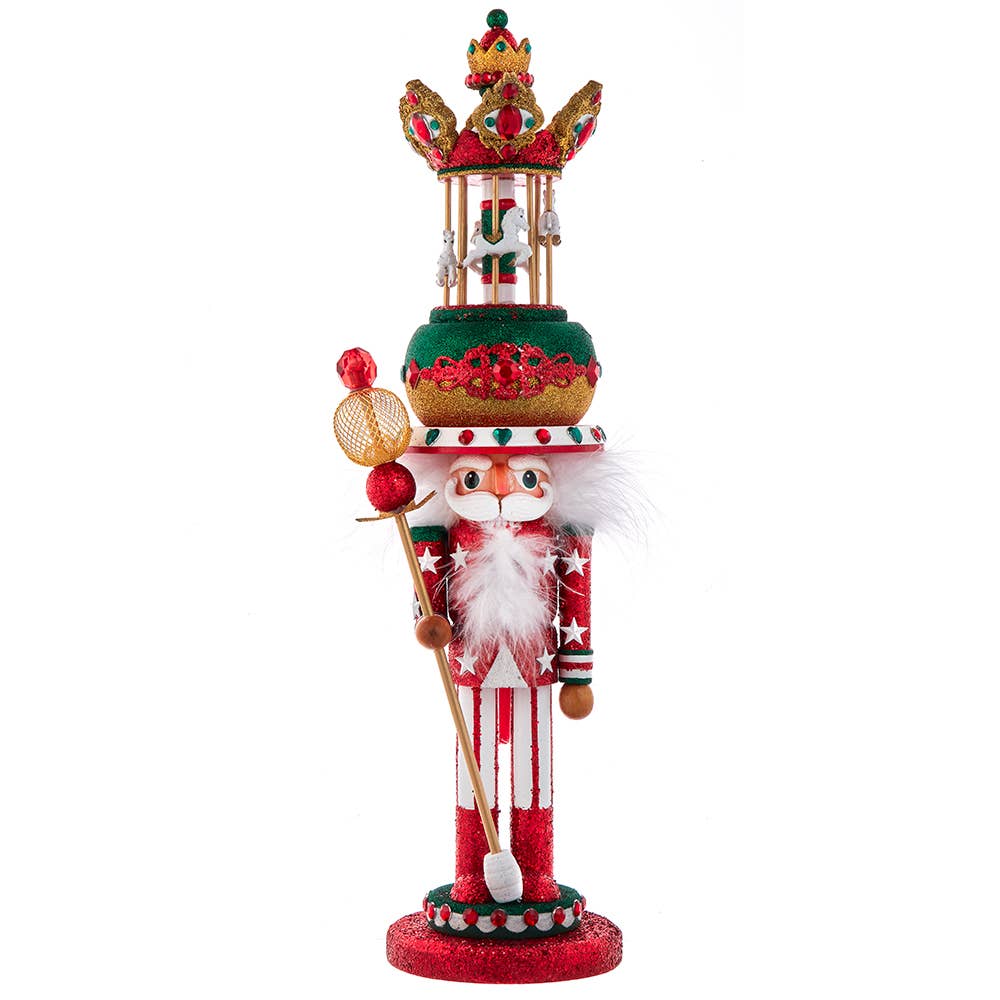 18"CAROUSEL HAT MUSICAL NUTCRACKER