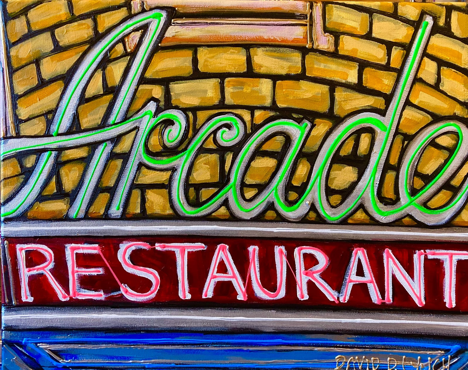 "Arcade #1" Original by David Lynch