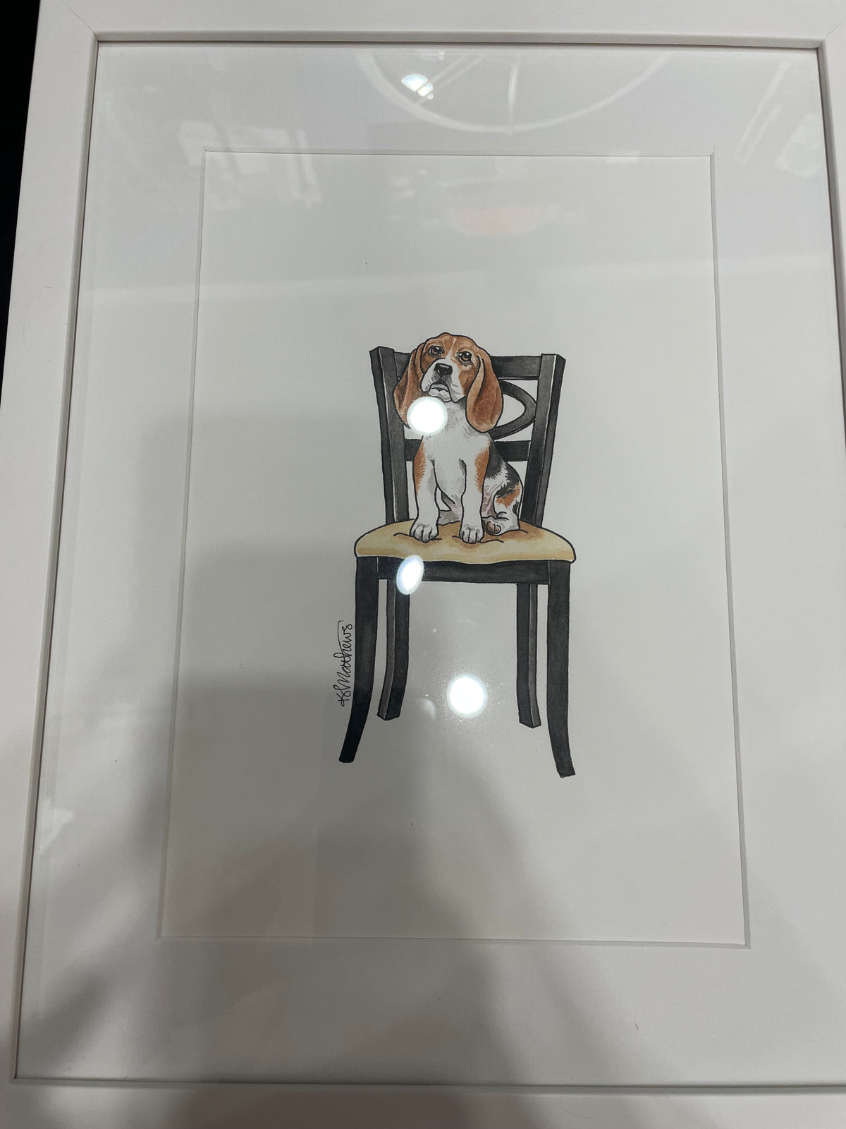 Dog Daze ORIGINAL ART by Kim Mathews