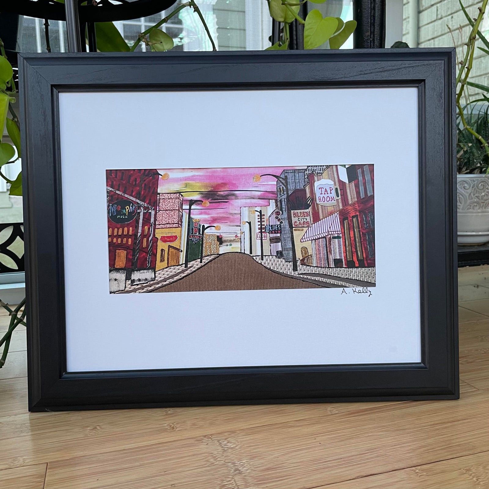 Memphis Matted Prints 11x14 By: Local artist AnnaMade Designs
