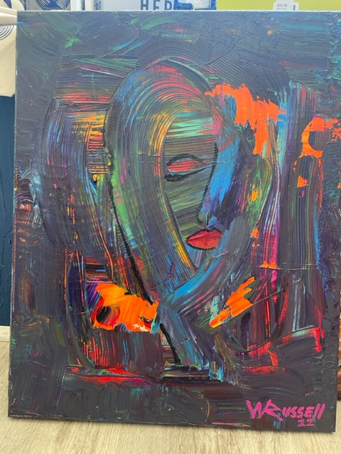 "Blue Lady" Original by Wayne Russell