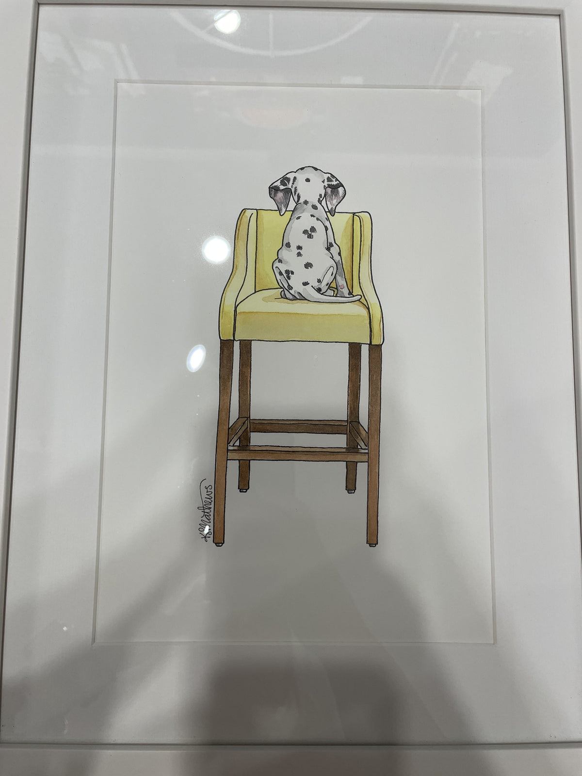 Dog Daze ORIGINAL ART by Kim Mathews