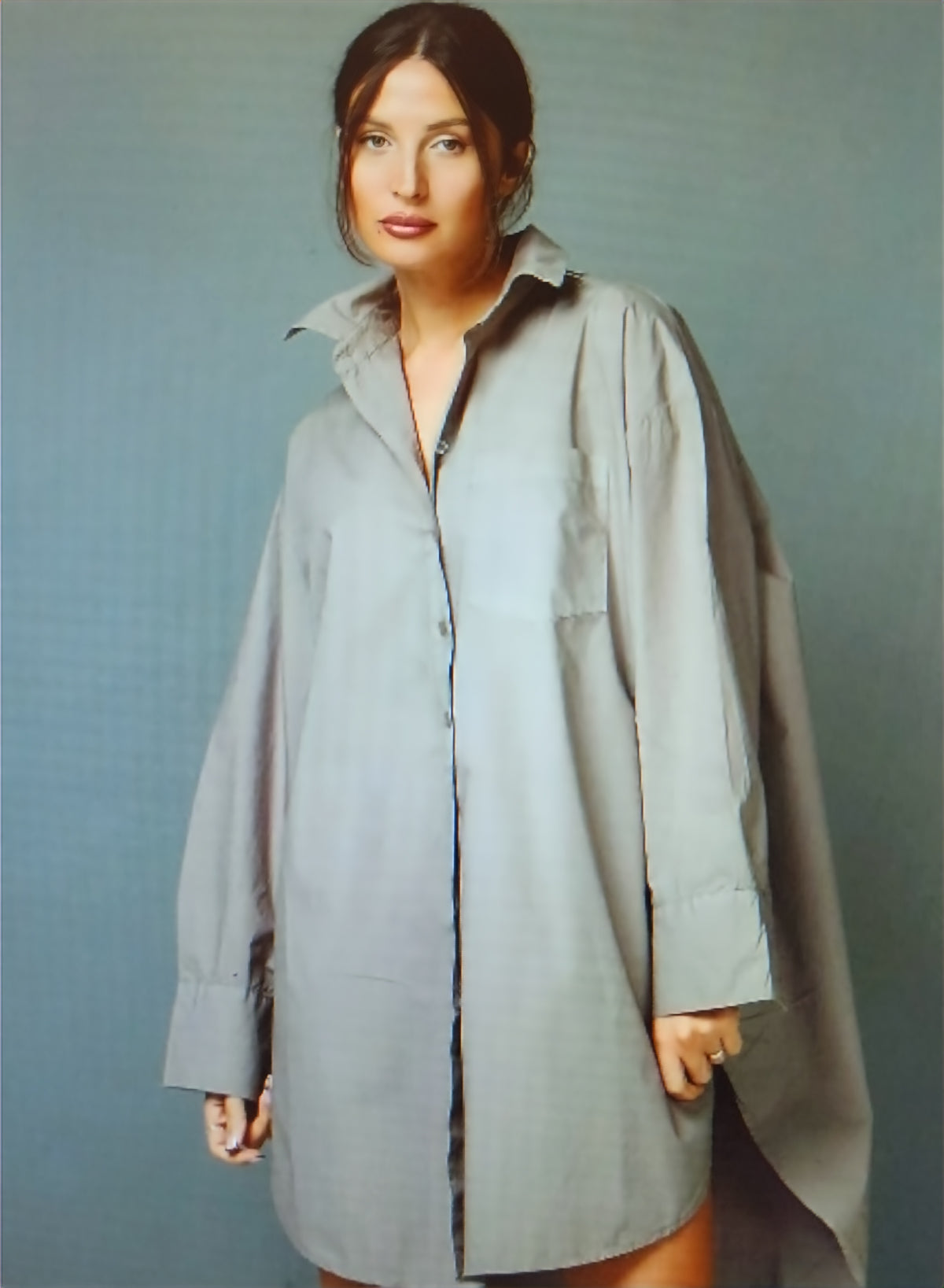 Boyfriend Oversized Cotton Shirt ONE SIZE