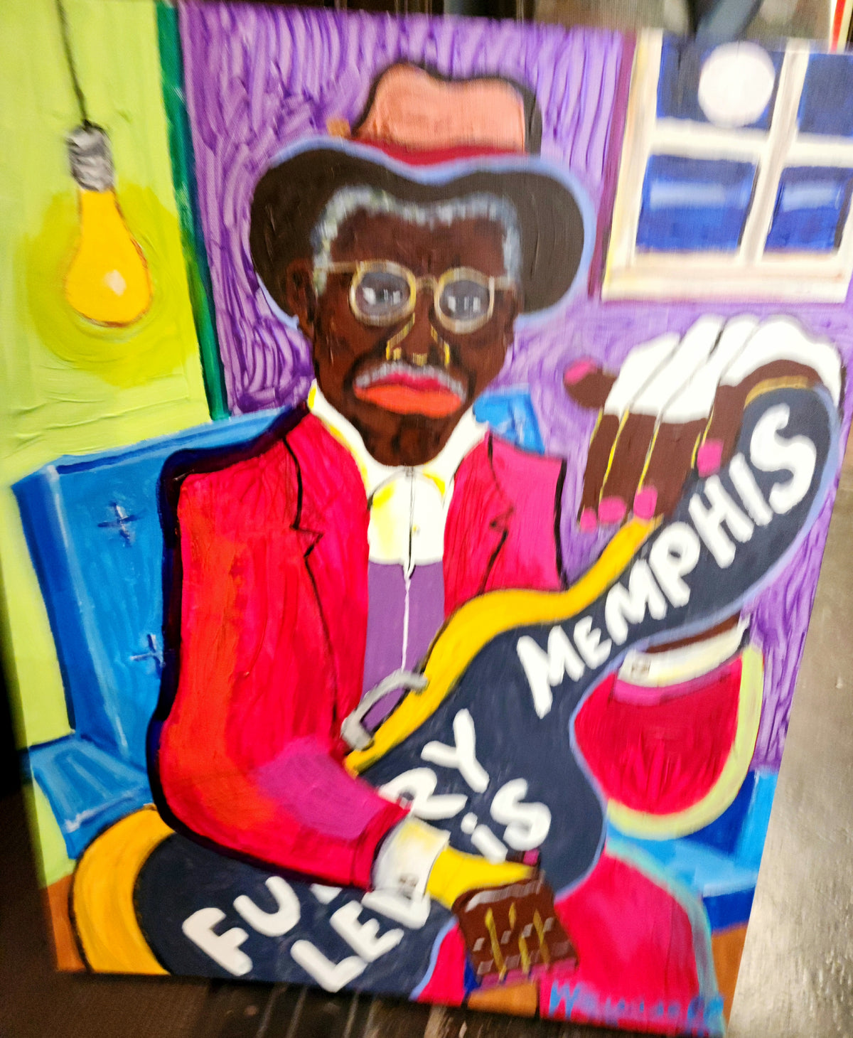 'Furry Lewis' Original by Wayne Russell