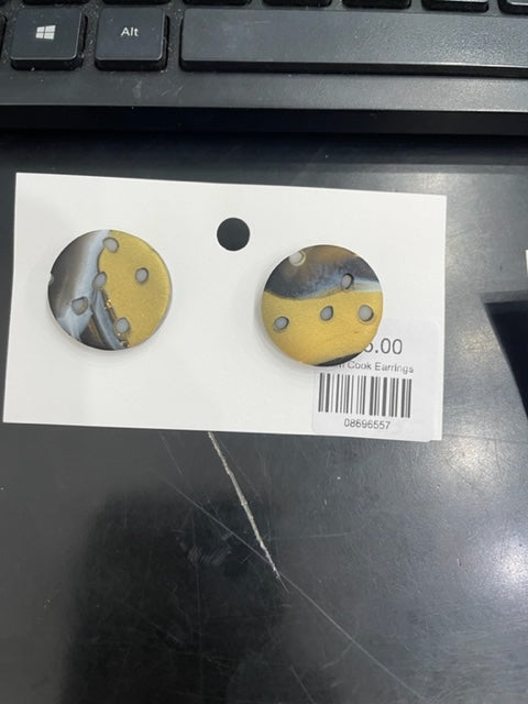 Medium Disc Earrings by Kim Cook