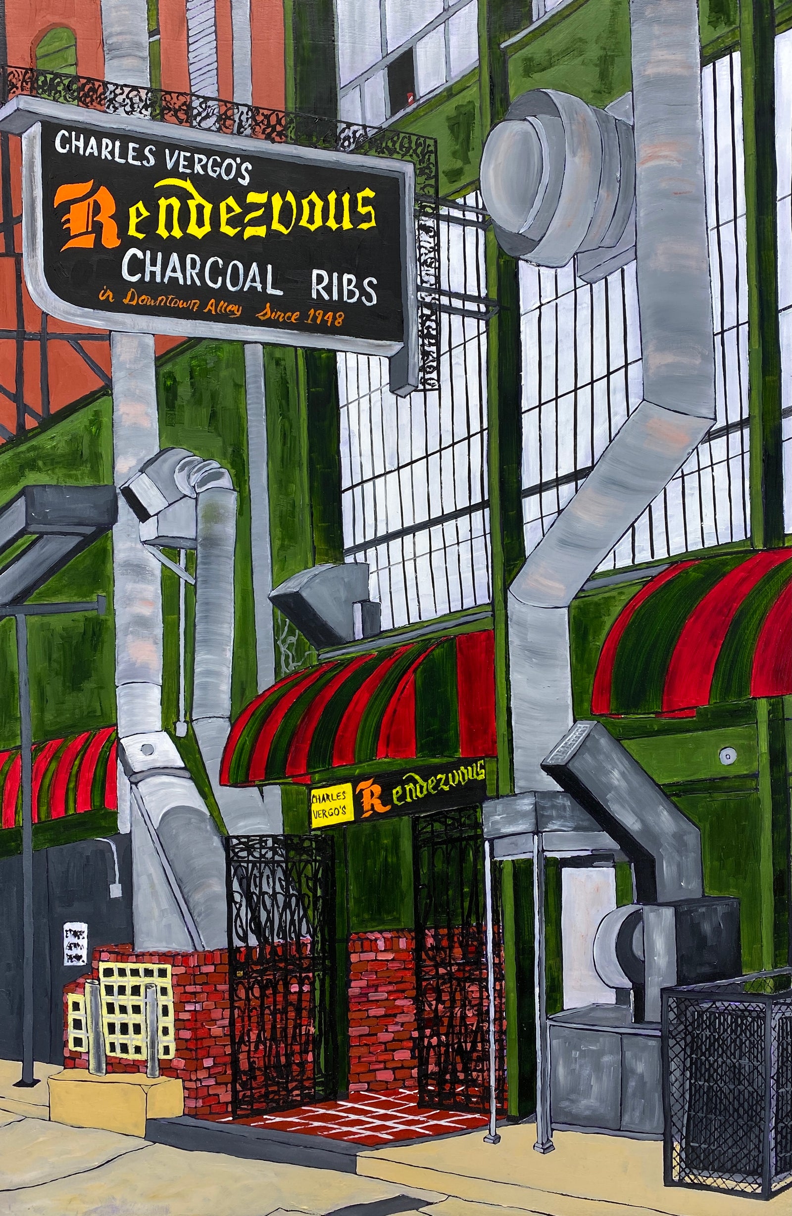 Rendezvous ORIGINAL ART by John Sadowski