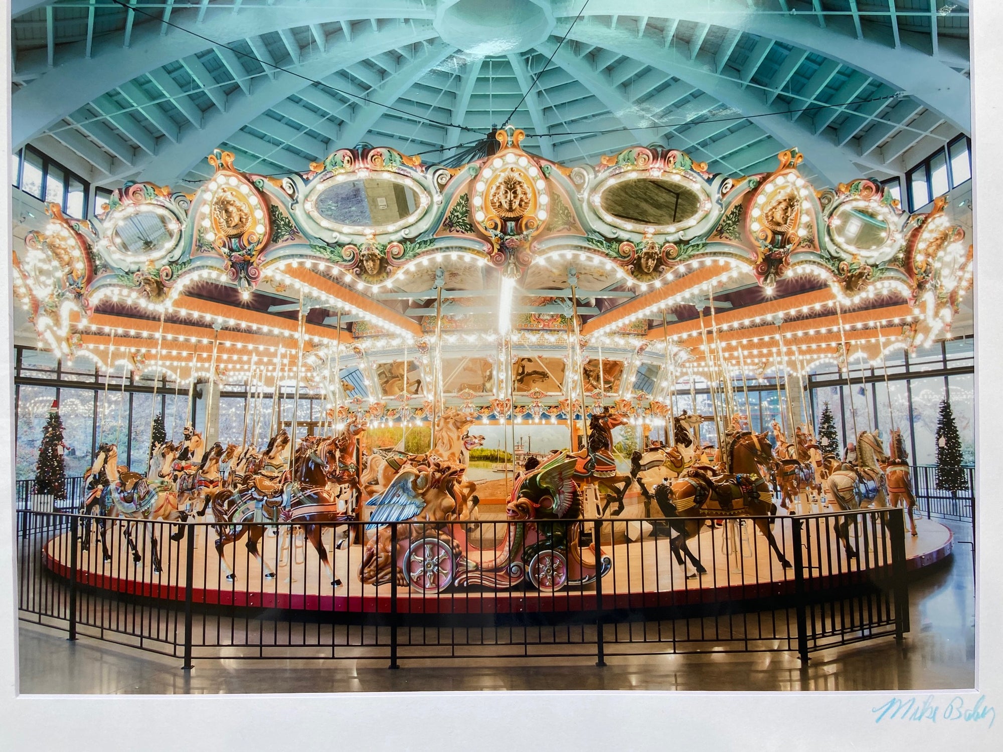 #120 The Grand Carousel PHOTOGRAPH by Mike Baber