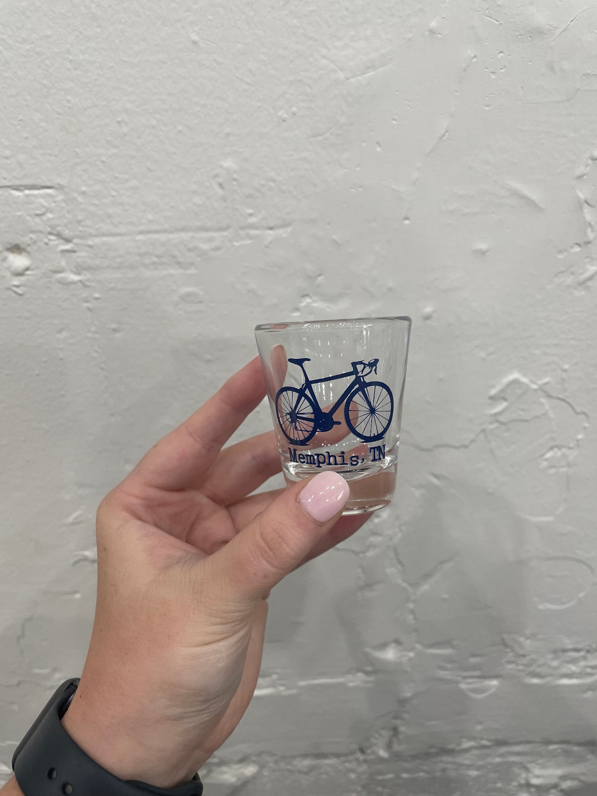 Memphis Bicycle Shot Glass