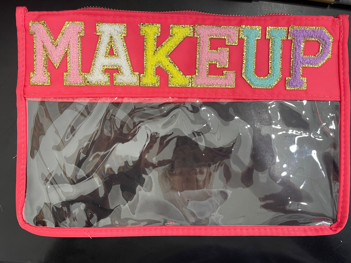 Clear &amp; Waterproof Varsity Pouch