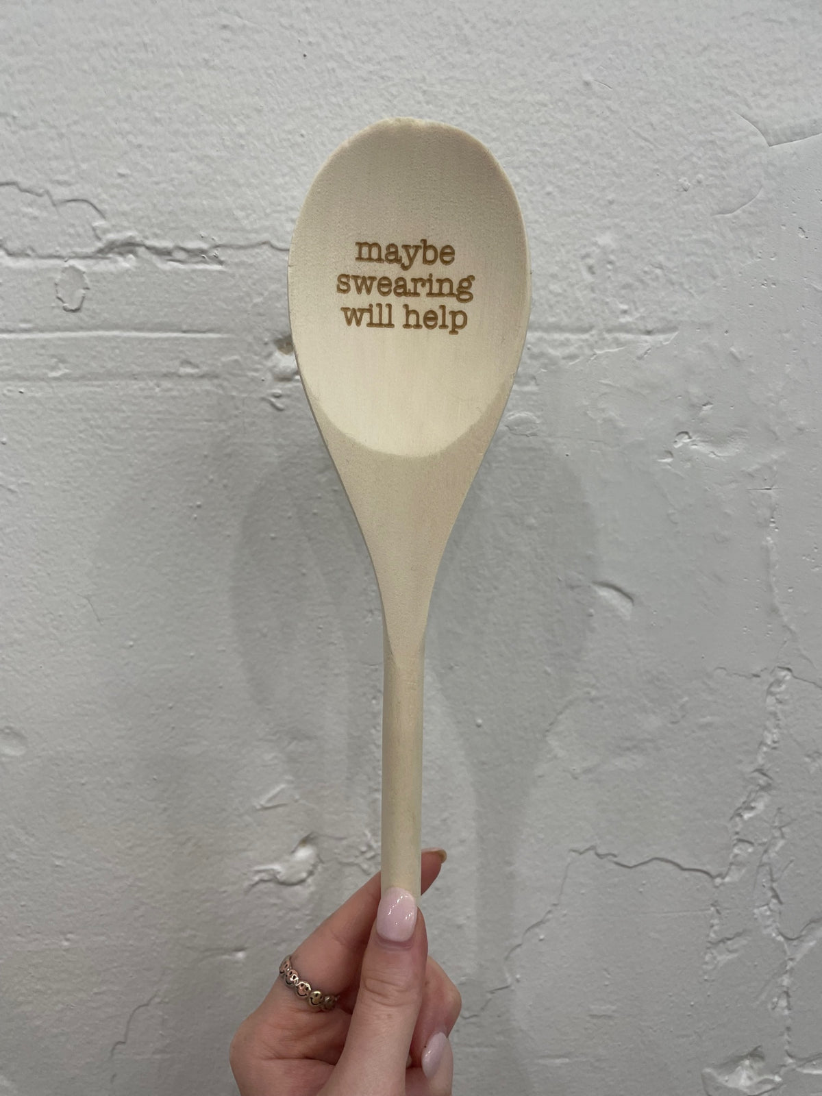 Wooden Spoons With Phrases