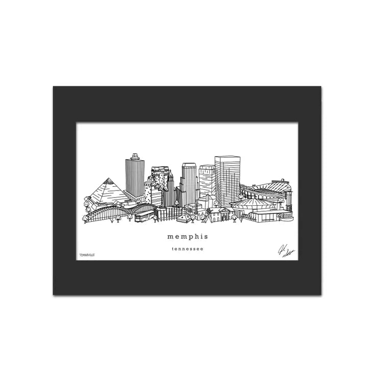 Memphis Tennessee Minimalist Prints