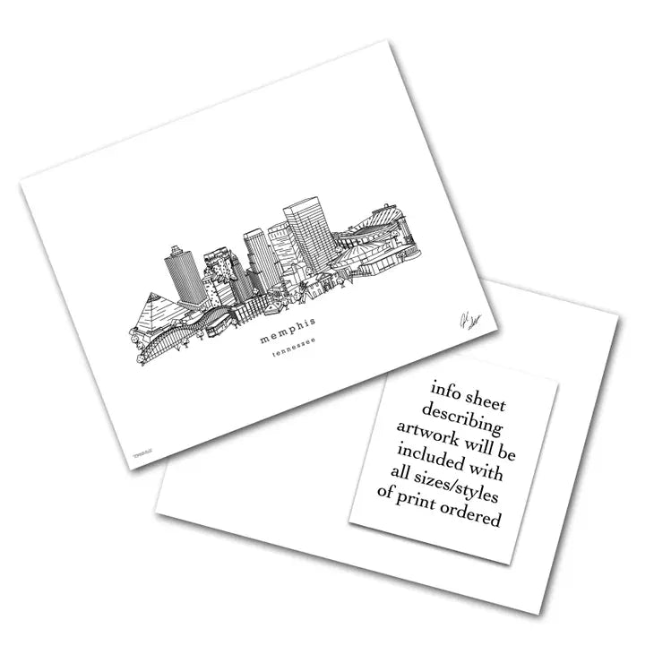 Memphis Tennessee Minimalist Prints