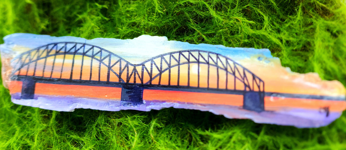 Mississippi Driftwood Art Original by  DJ Kelly