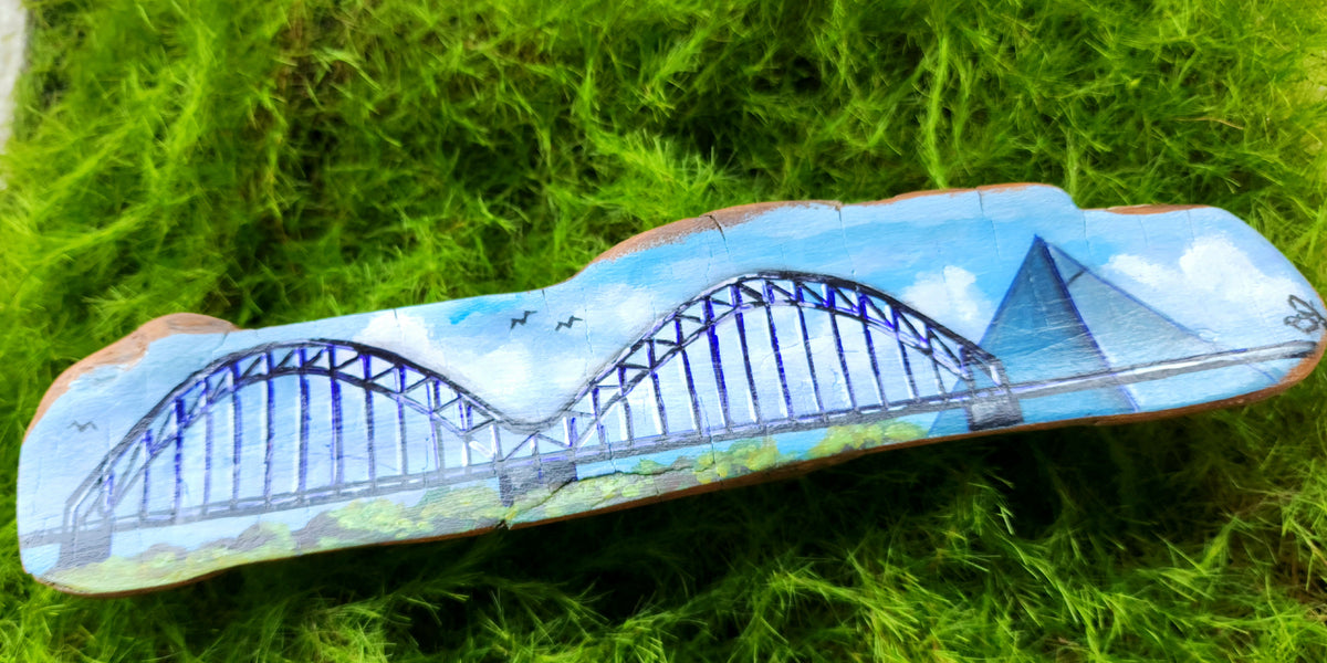 Mississippi Driftwood Art Original by  DJ Kelly