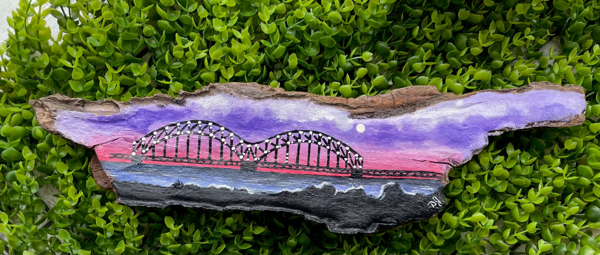 Mississippi Driftwood Art Original by  DJ Kelly