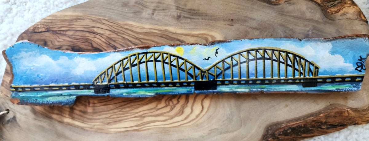 Mississippi Driftwood Art Original by  DJ Kelly