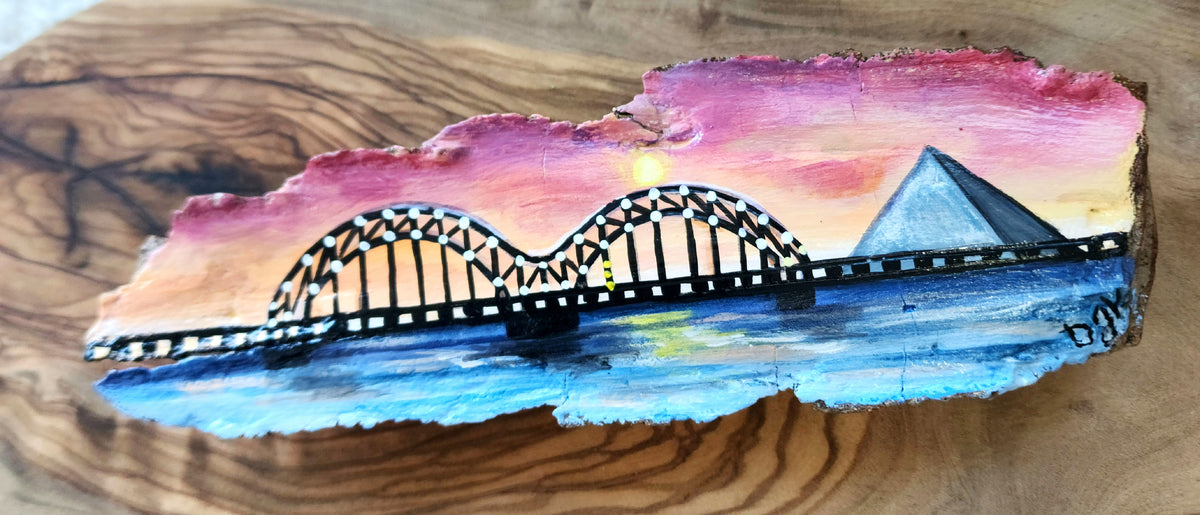 Mississippi Driftwood Art Original by  DJ Kelly