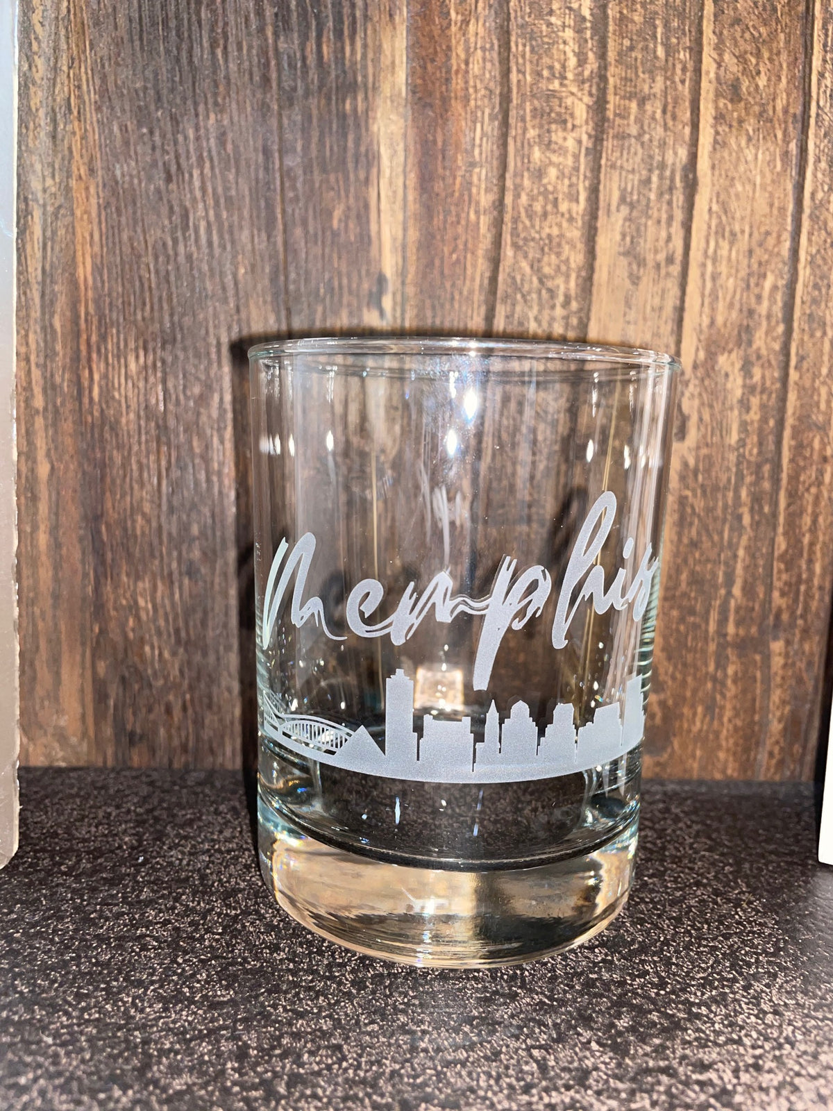 Memphis Skyline Whiskey Glass