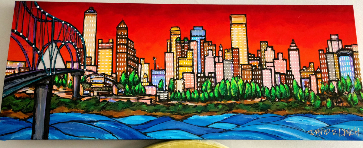 "Memphis Mississippi Skyline" Original by David Lynch