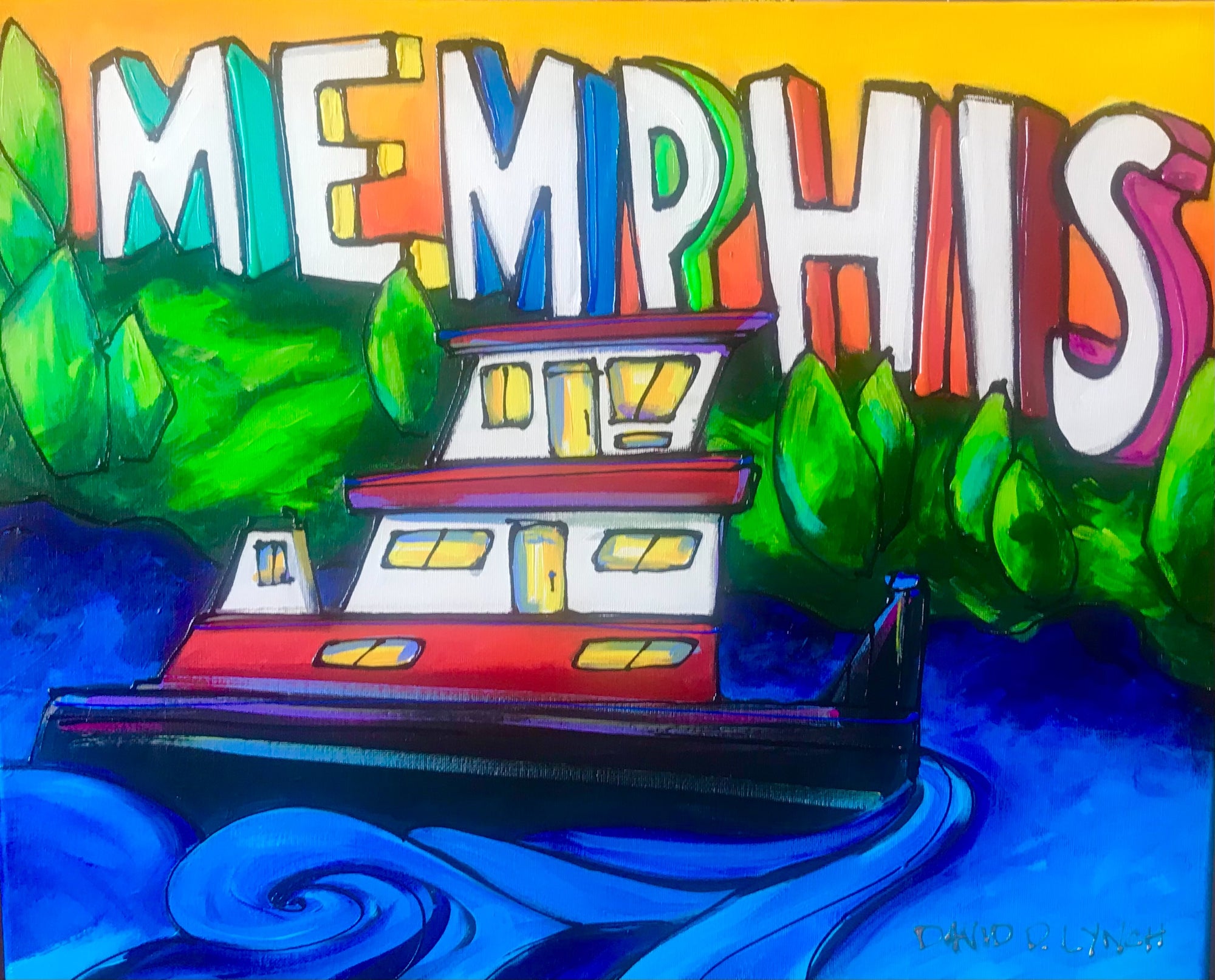 "Memphis #1" Original by David Lynch