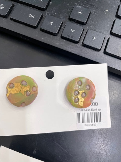 Medium Disc Earrings by Kim Cook