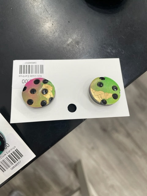 Medium Disc Earrings by Kim Cook