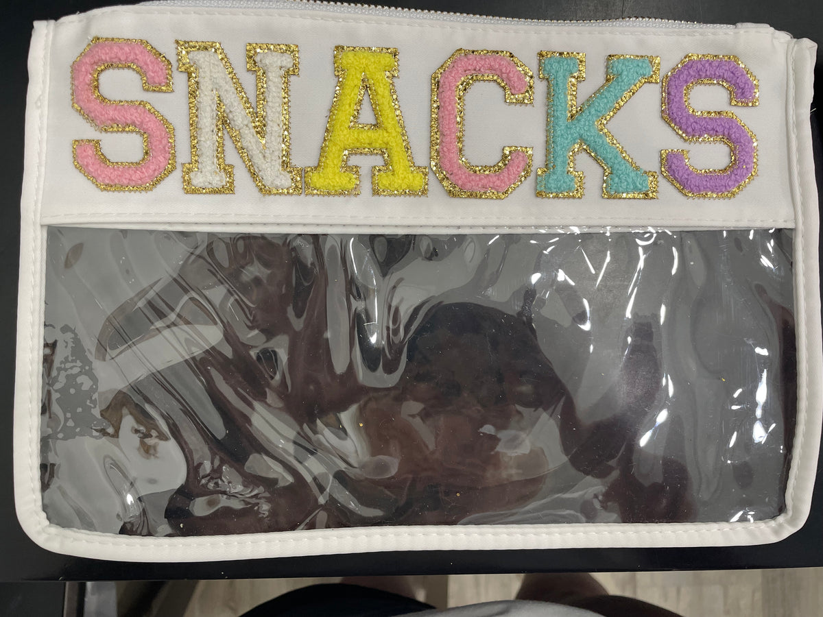 Clear &amp; Waterproof Varsity Pouch