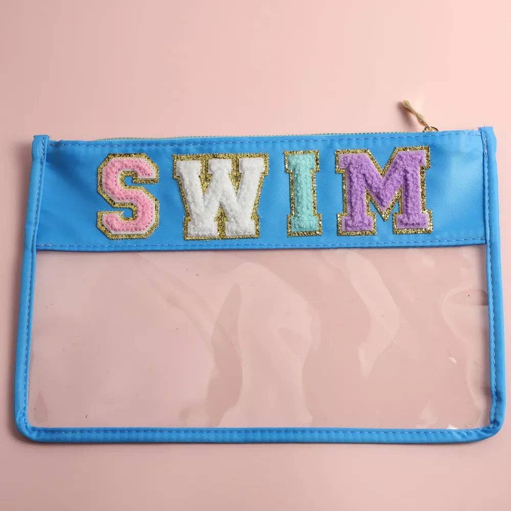 Clear &amp; Waterproof Varsity Pouch