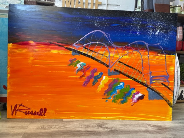 'September Sunset' Original by Wayne Russell