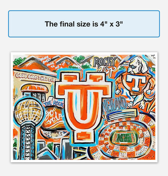 Pop Art Magnets by Natalie Cooper Art