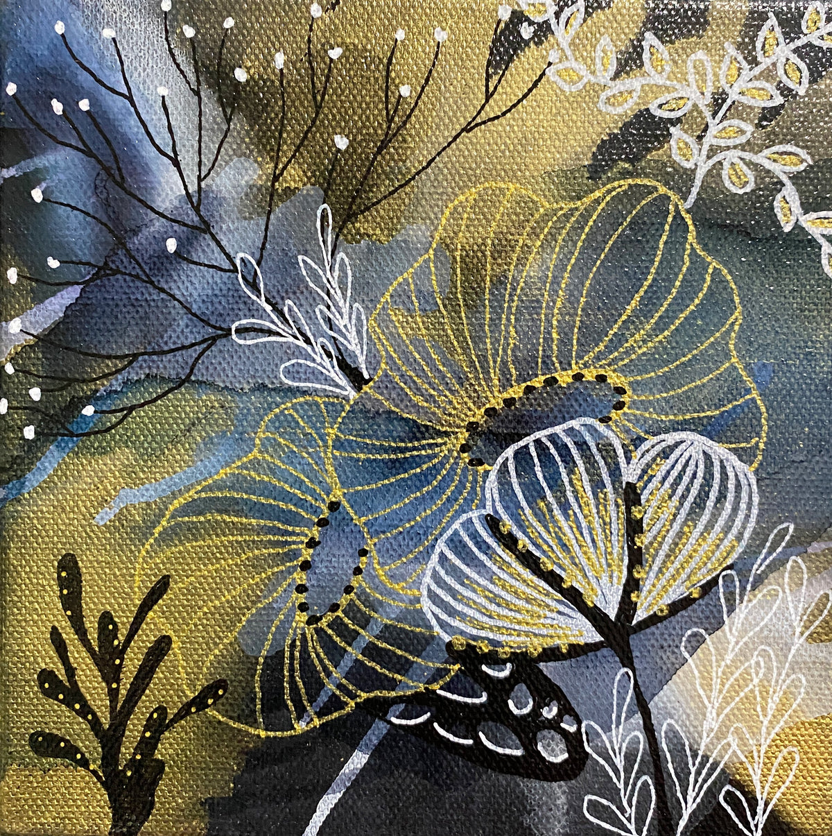 Water Garden #4 ORIGINAL ART by Kim Cook