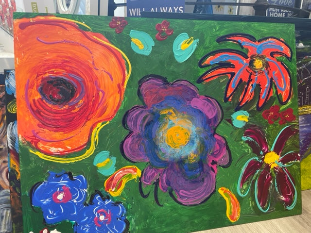 'Wild Flowers' Original by Wayne Russell