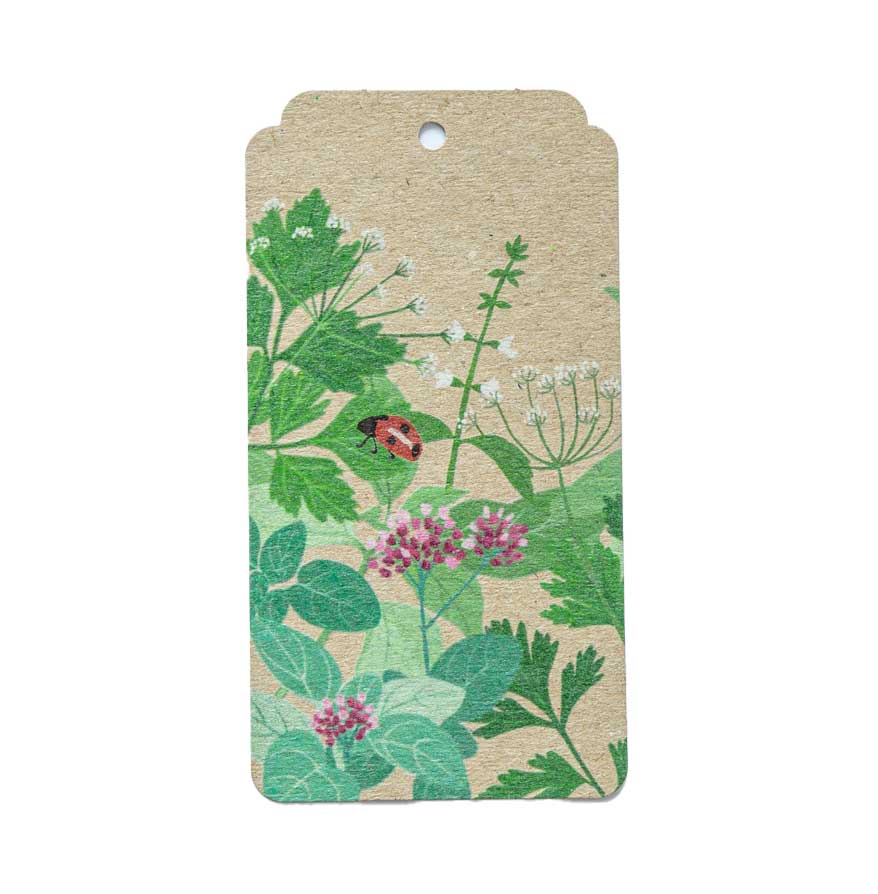 Garden Herbs Individual Gift Tag