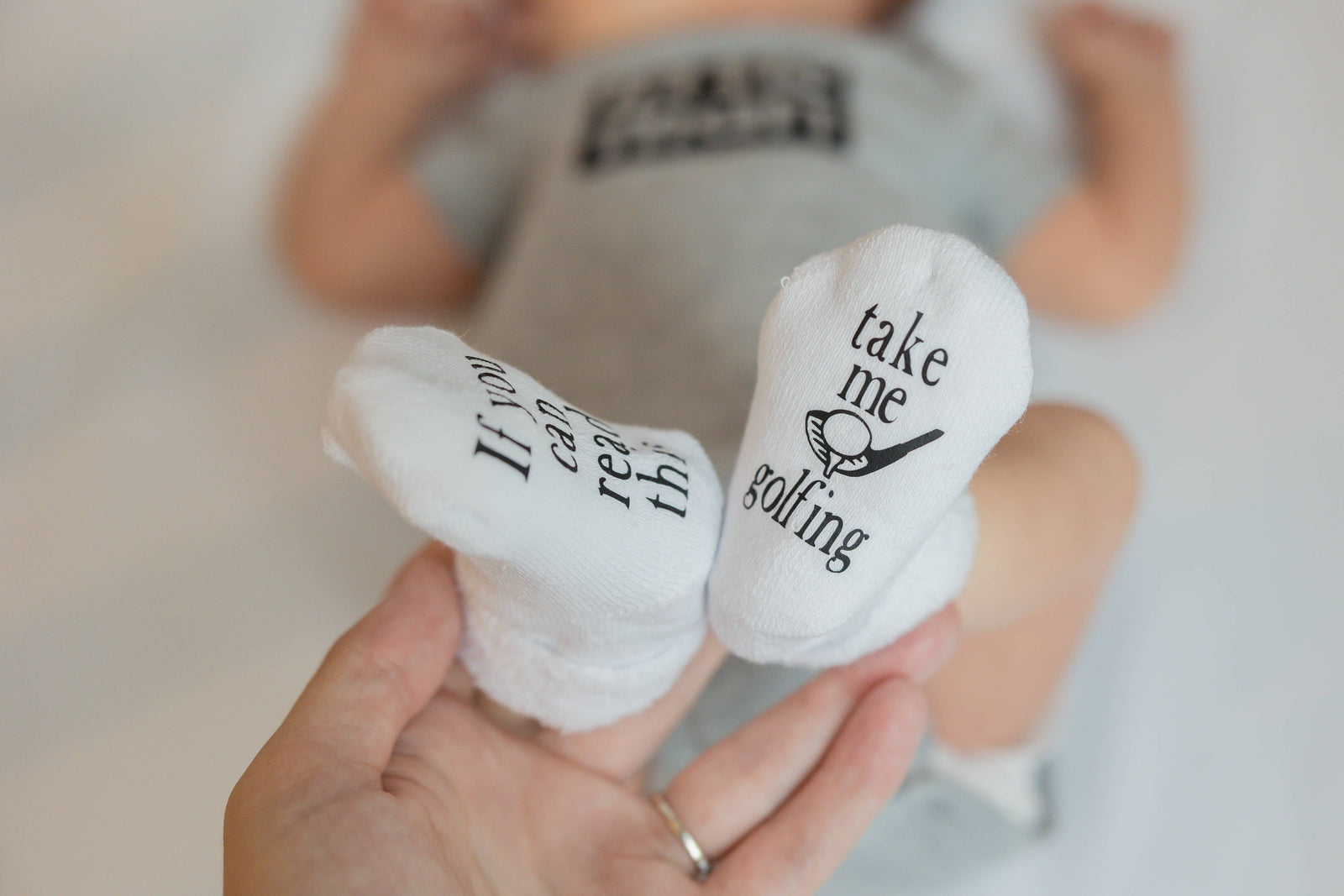 SOCKS Golf Items, Take Me Golfing Baby Socks, Boy Items, Dad Gifts
