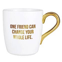 Gold Mug - One Friend