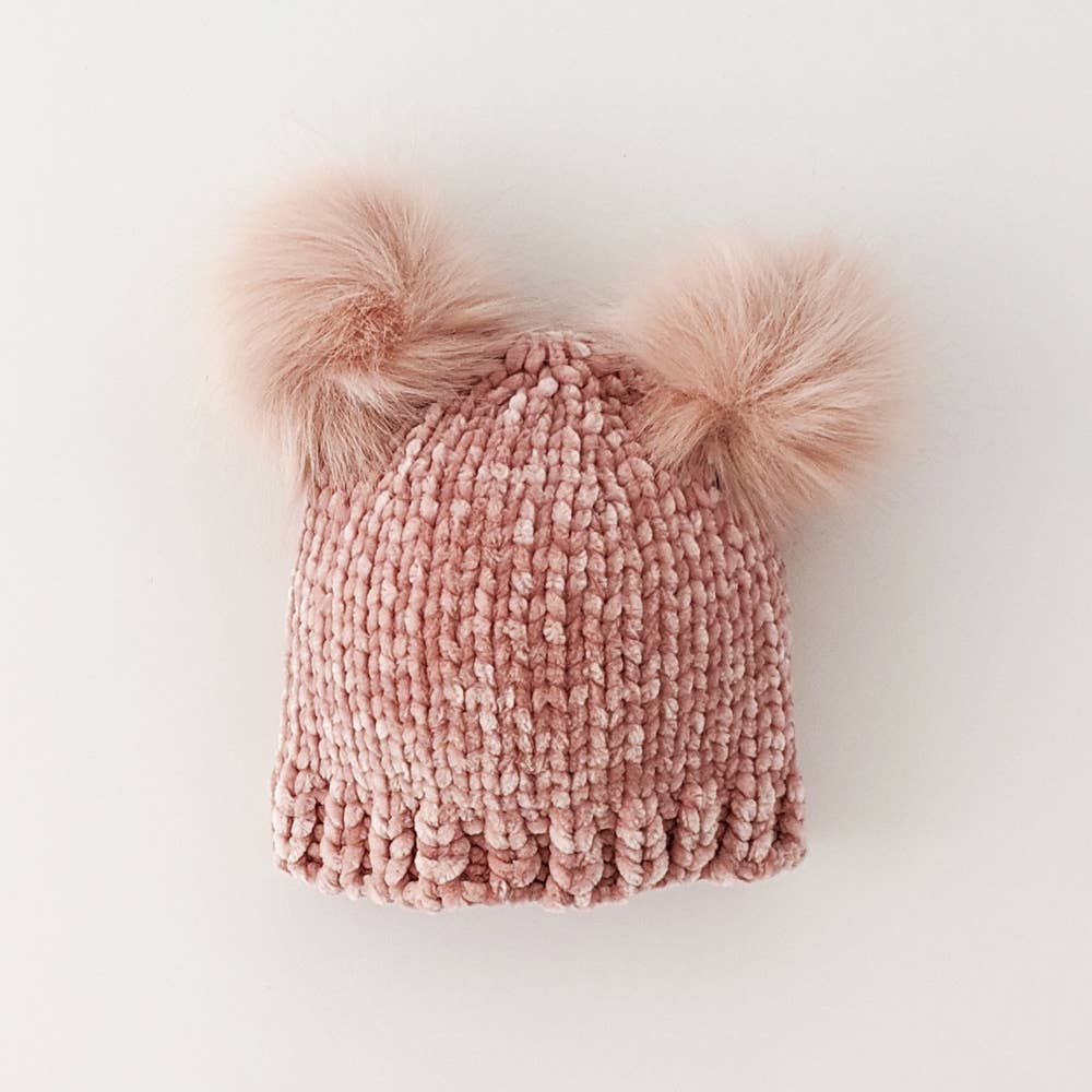 Rosy Chenille Beanie Hat : L (2-6 Years)
