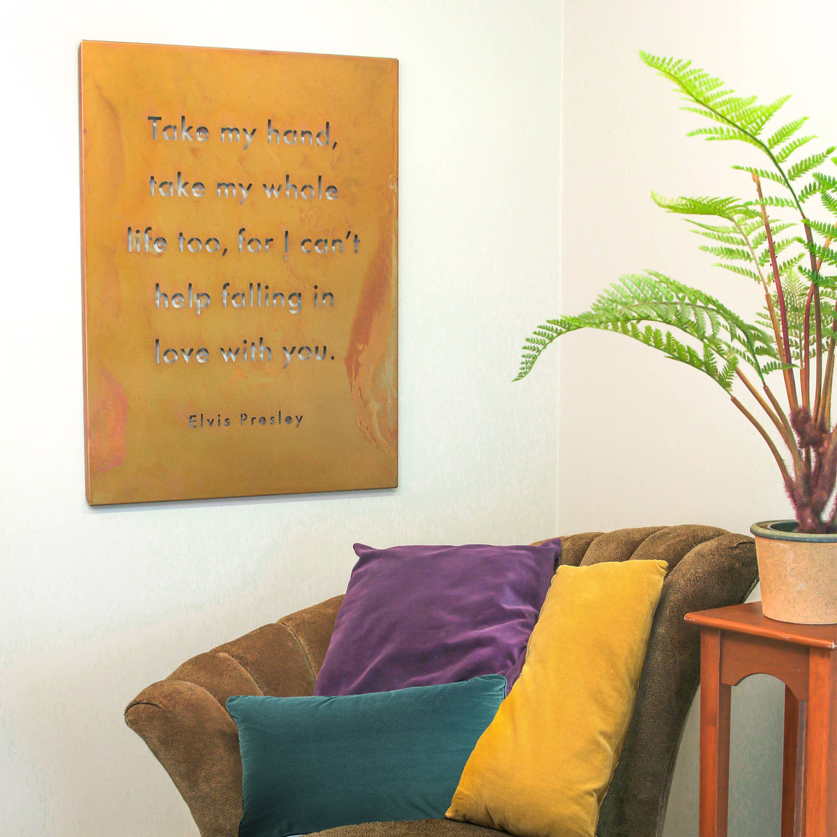 ELVIS PRESLEY - Take My Hand- Wall Art