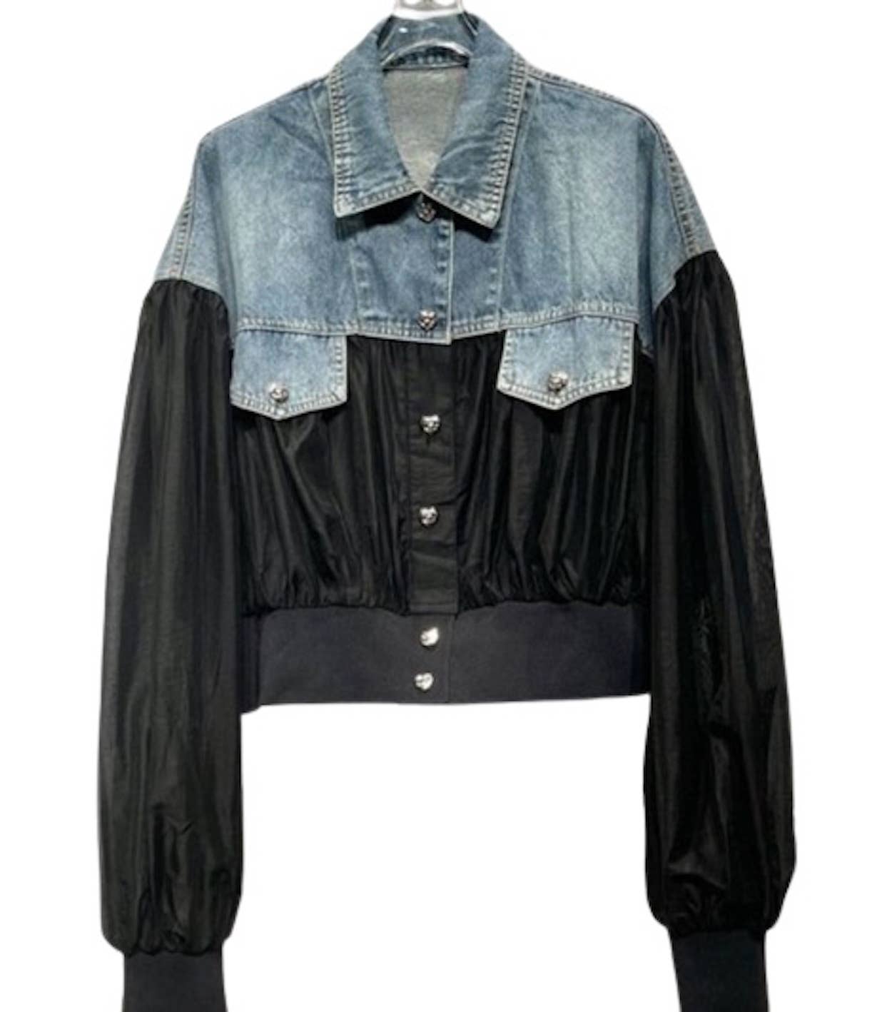 Denim-Woven Jacket