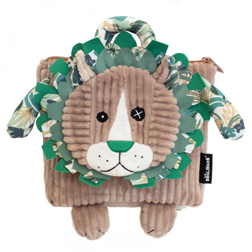 Corduroy Backpack Jelkros the Lion