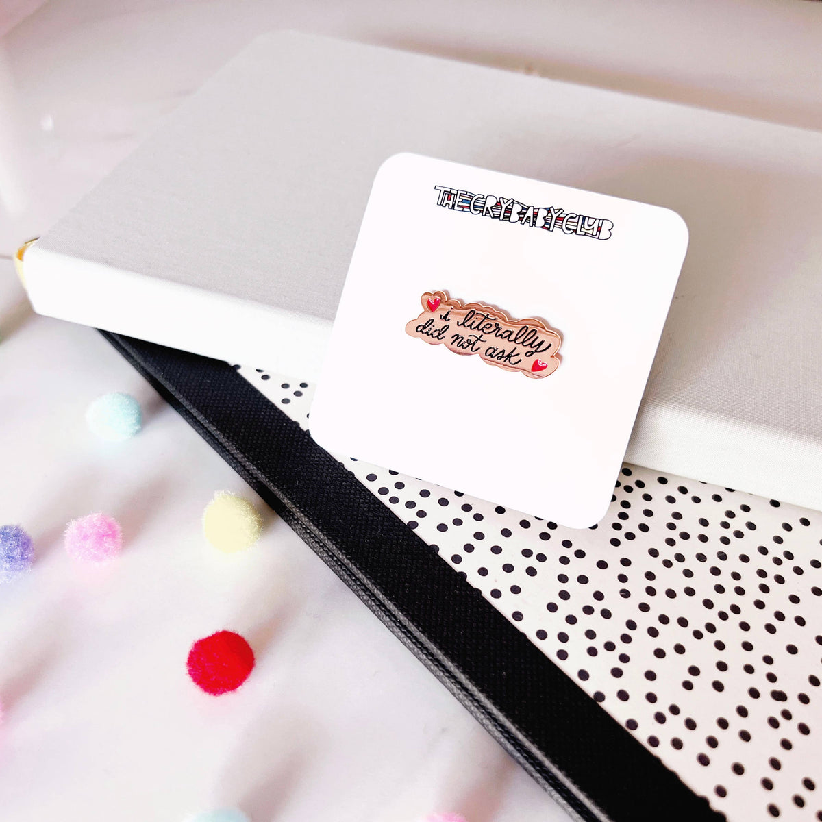 Literally Enamel Pin