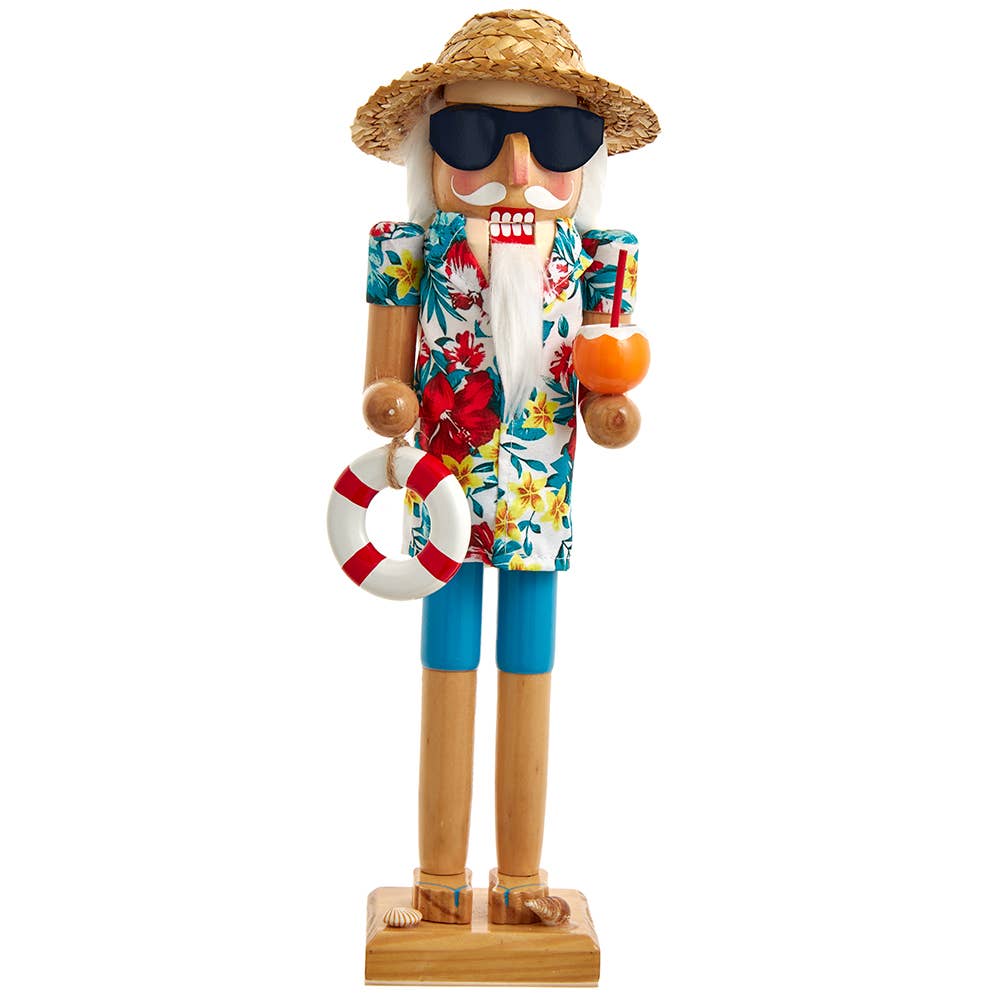 15"Beach Santa Nutcracker