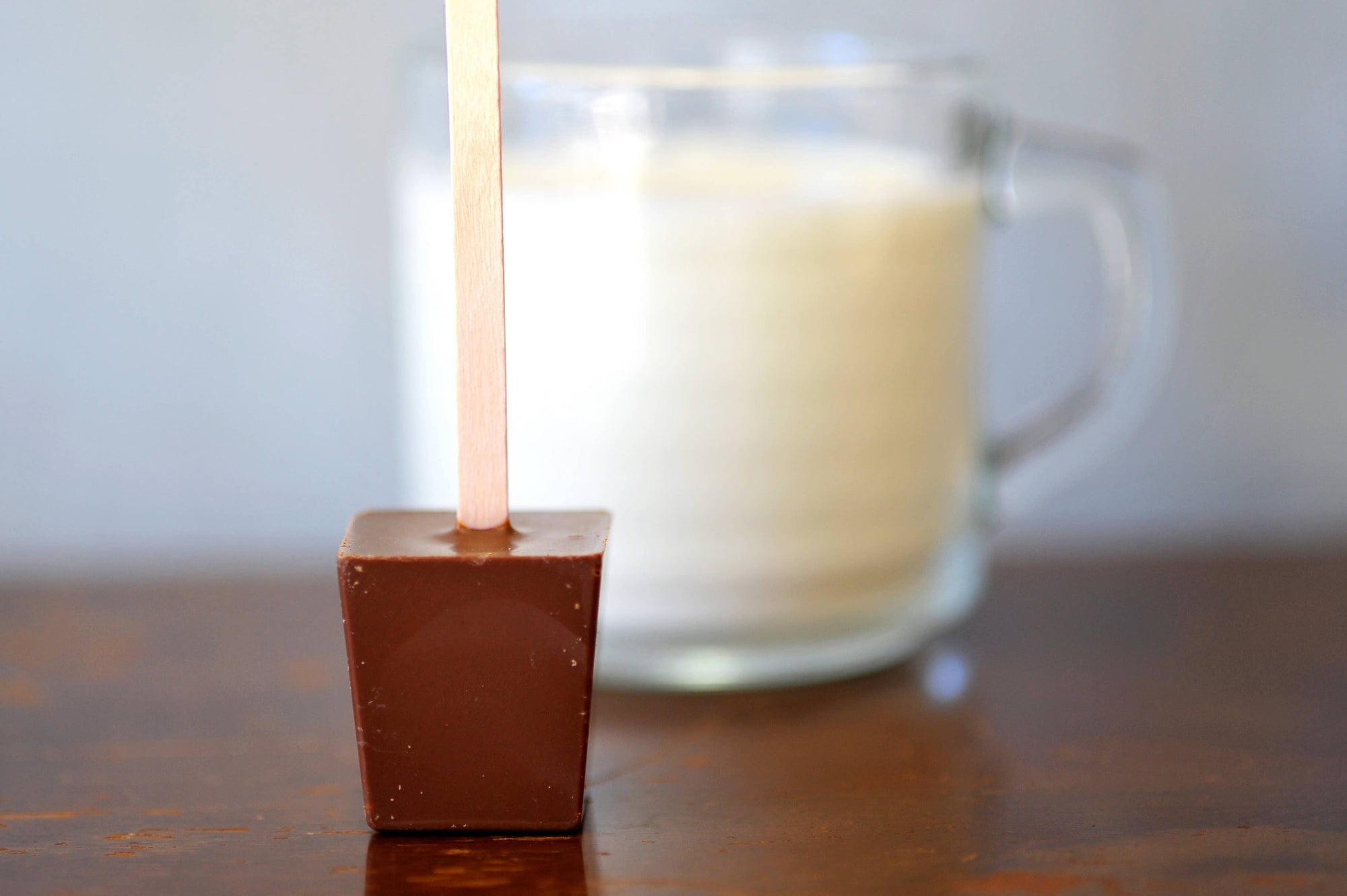 Hot Chocolate on a Stick, Hot Cocoa Gift- Single: Belgian Milk (milk)
